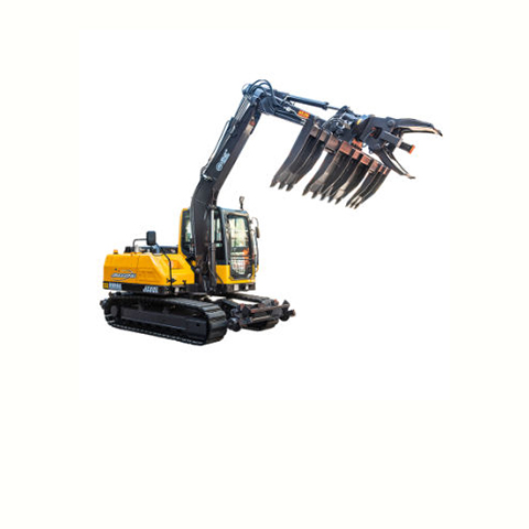 High Quality Jg80L 8 Ton Railway Crawler Excavator with Sleeper Changer for Cheap